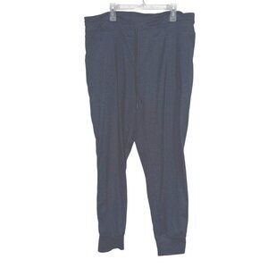 Lolé Womens Drawstring Jogger Pants Gray XL Polyester Blend Casual Activewear